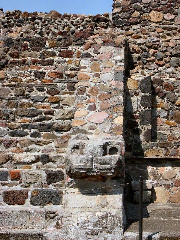Mexico Pyramids - Mexico City 2009 0280.jpg - A trip to the Teotihuacan area of Mexico to visit the pyramids. A vast complex and a great climb to the top. This was followed by lunch in a cave, then a visit to the historical center of Mexico City. March 2009.